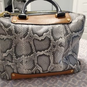 Vince Camuto Snake Skin Print Bag